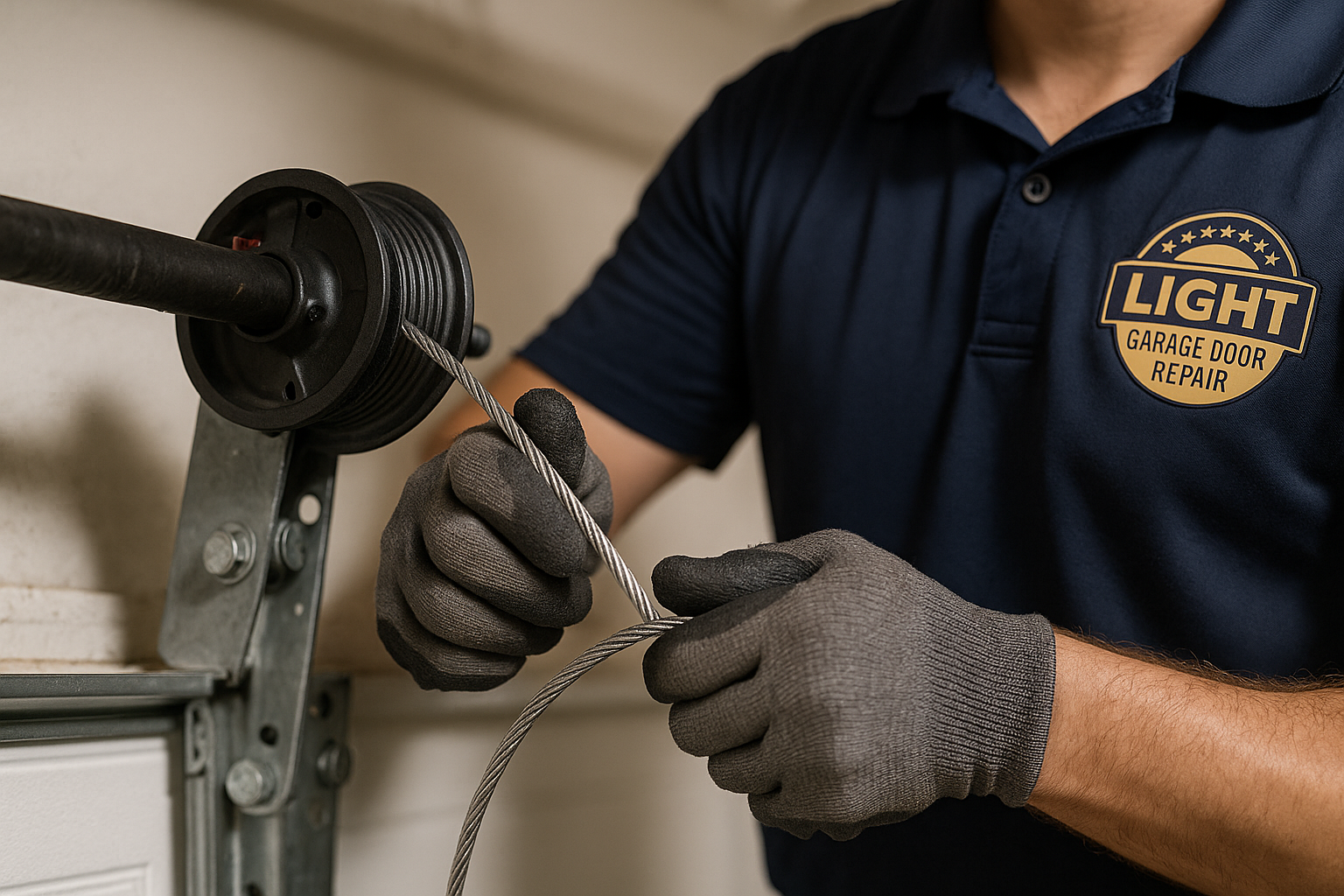 Garage Door Cable Repair in Wakefield